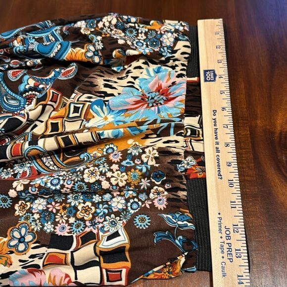 Kimberly C Athleasure Palazzo Pants Yoga Flare Comfort Boho Hippy Vibe Size M - Picture 3 of 10